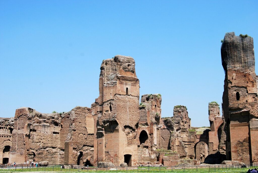 ancient rome, caracalla, spa, rome, italy, construction, caracalla, caracalla, caracalla, caracalla, caracalla