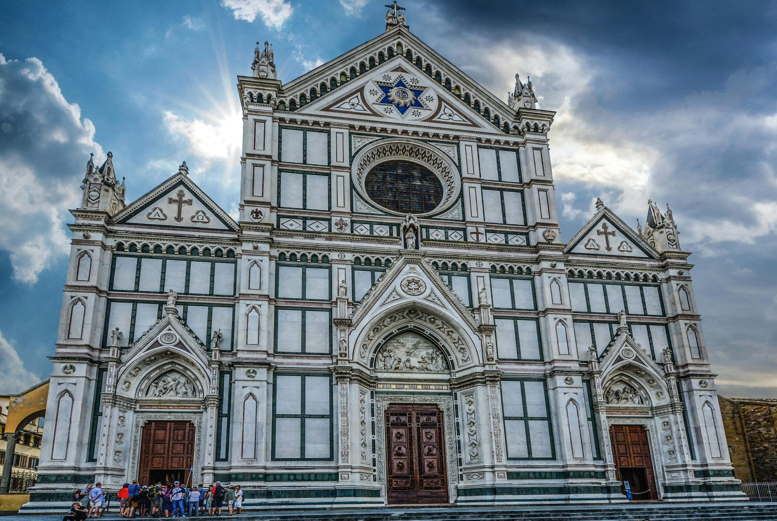 Facade of the Basilica di Santa Croce in Florence